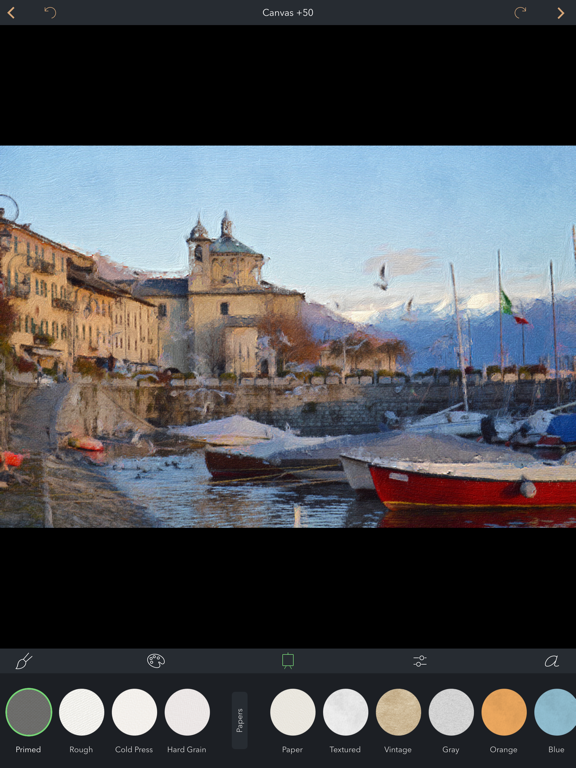 Brushstroke iPad screenshot 2 - Photo & Video app