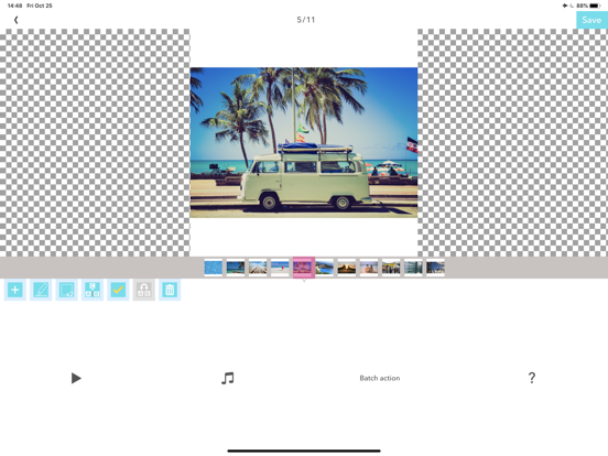 Screenshot #5 pour Squarely - Multi Video Editor