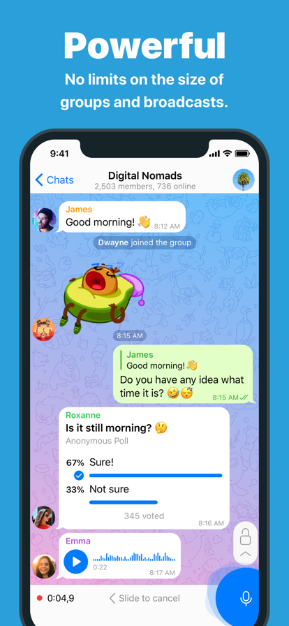 Telegram Messenger Screenshots