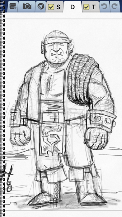 Interactive Sketchbook Screenshot