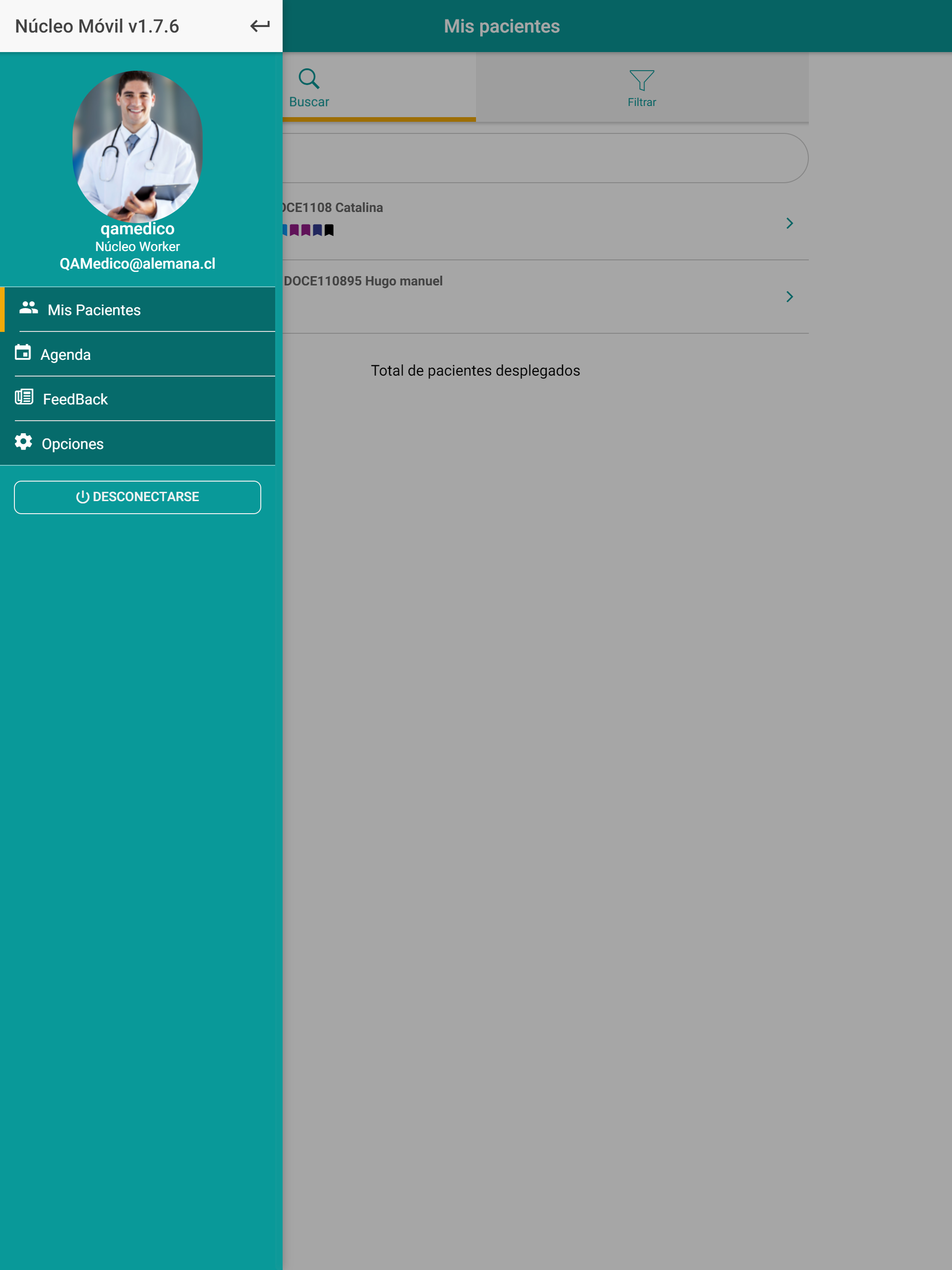 Núcleo Móvil screenshot 8