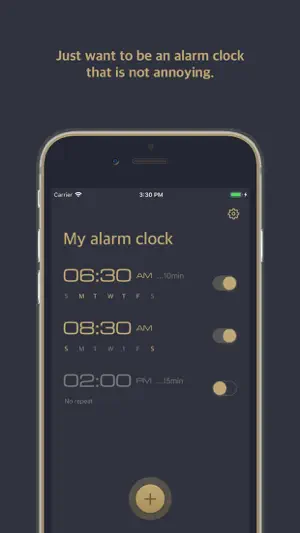 Alarmix - Gentle Alarm Clock screenshot 1