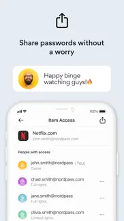 nordpass® password manager iphone screenshot 3