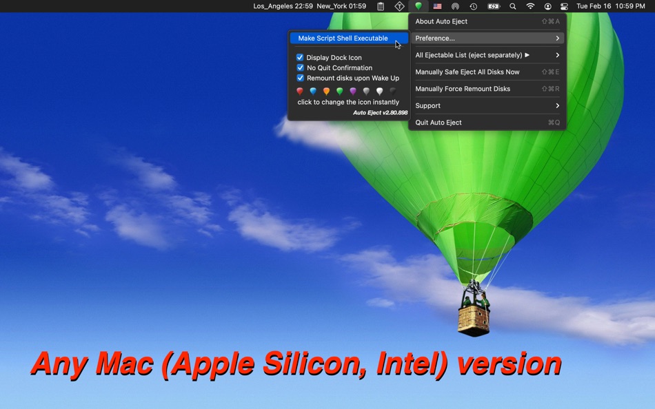 #2. Auto Eject (macOS) Podle: Jiulong Zhao