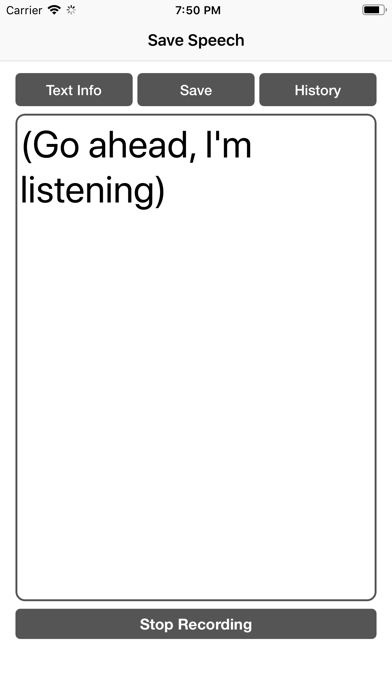 Screenshot #2 pour Save Speech
