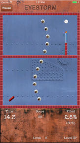Eyestorm Lite (Jezzball clone) screenshot