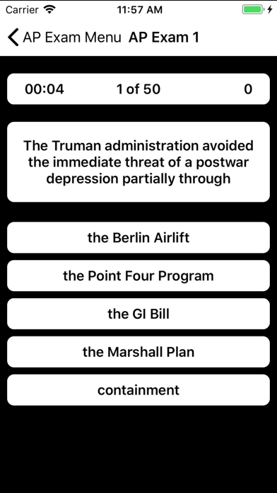 Screenshot #1 pour AP US History Prep