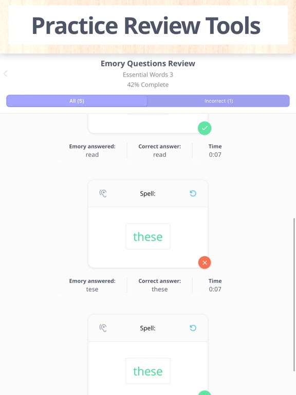 Learn Spelling 2nd Grade iPad screenshot 7 - Education app