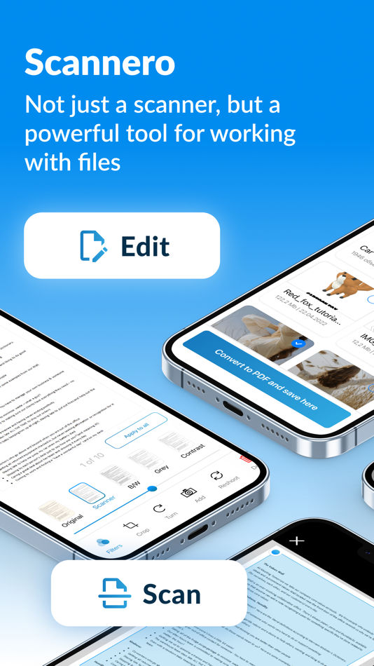 #1. Scannero: fast scan to PDF&JPG (iOS) 由: MESH ROOM LAB, S.L.