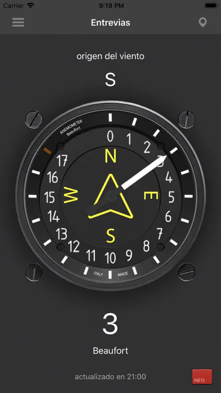 Anemómetro: Velocidad viento screenshot 2 of 7