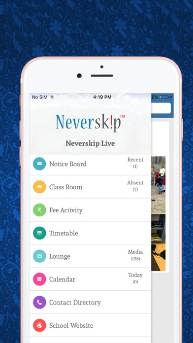 Screenshot #1 pour SCHOOL PARENT APP