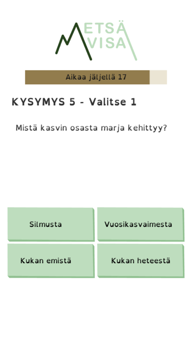 Metsävisa Screenshot