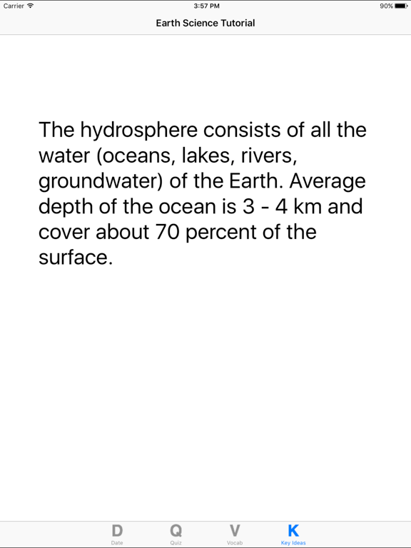 Earth & Space Science Prep iPad screenshot