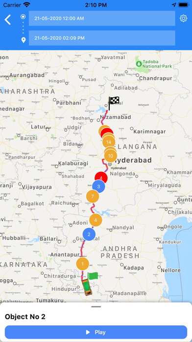 RapidGo Telematics Screenshot