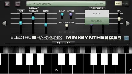 Screenshot 4 von 5 zu Mini Synthesizer for iPhone