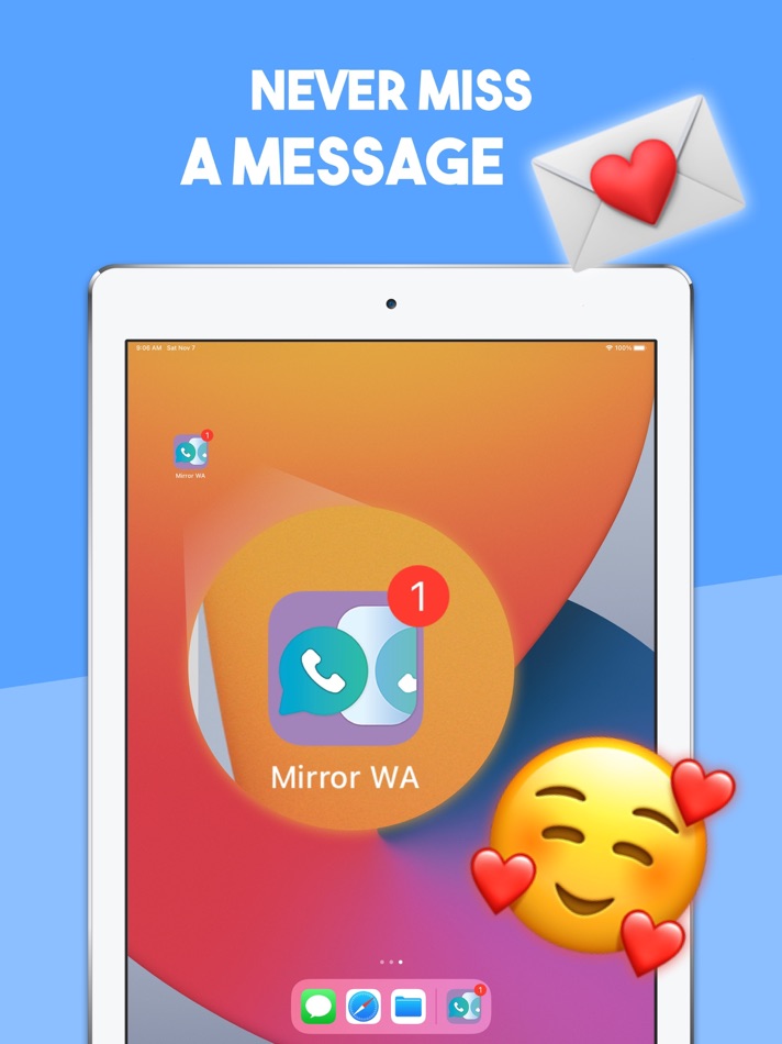 #4. WA Web by Mirror Chat (iOS) By: Muhammad Faris