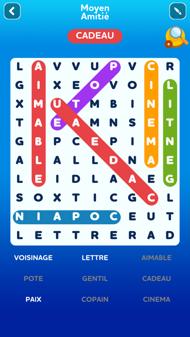 Screenshot #1 pour Mots Mêlés - Jeu de Mots