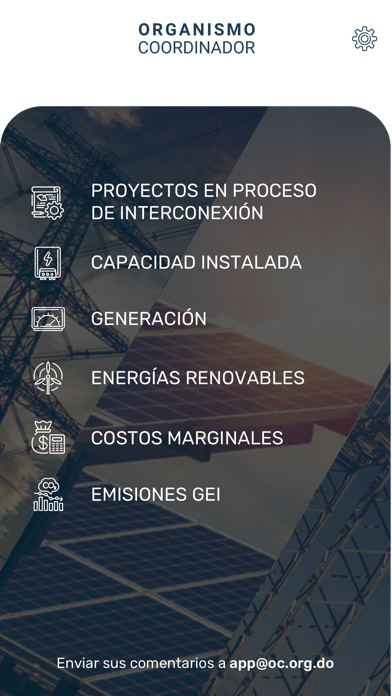 Screenshot #1 pour Organismo Coordinador