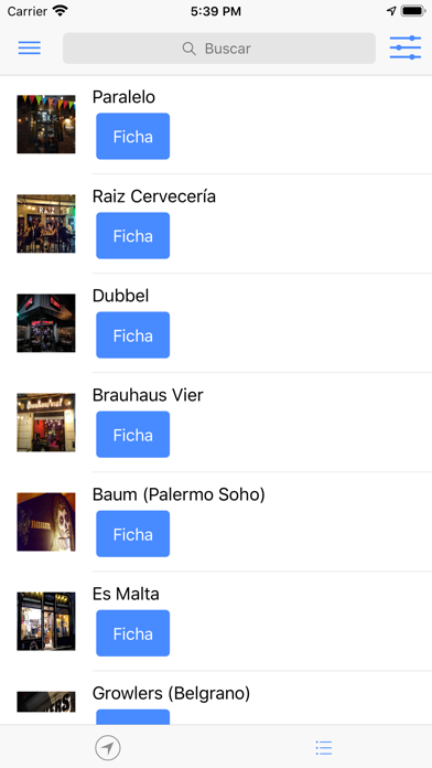 GPS BIRRA Screenshot