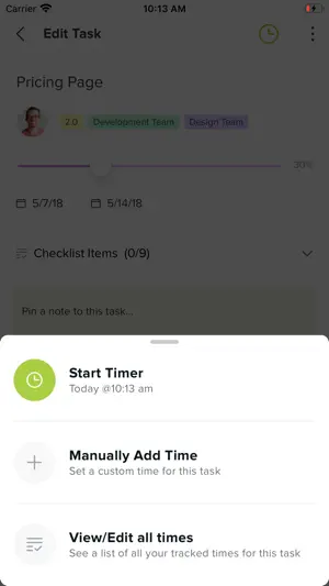 TeamGantt Companion screenshot 2