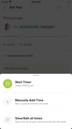 TeamGantt Companion screenshot 2