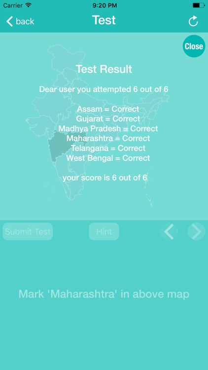 India Map With Learn And Test screenshot-3