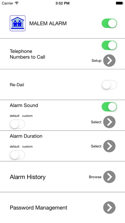 Malem Alarm BLE Version