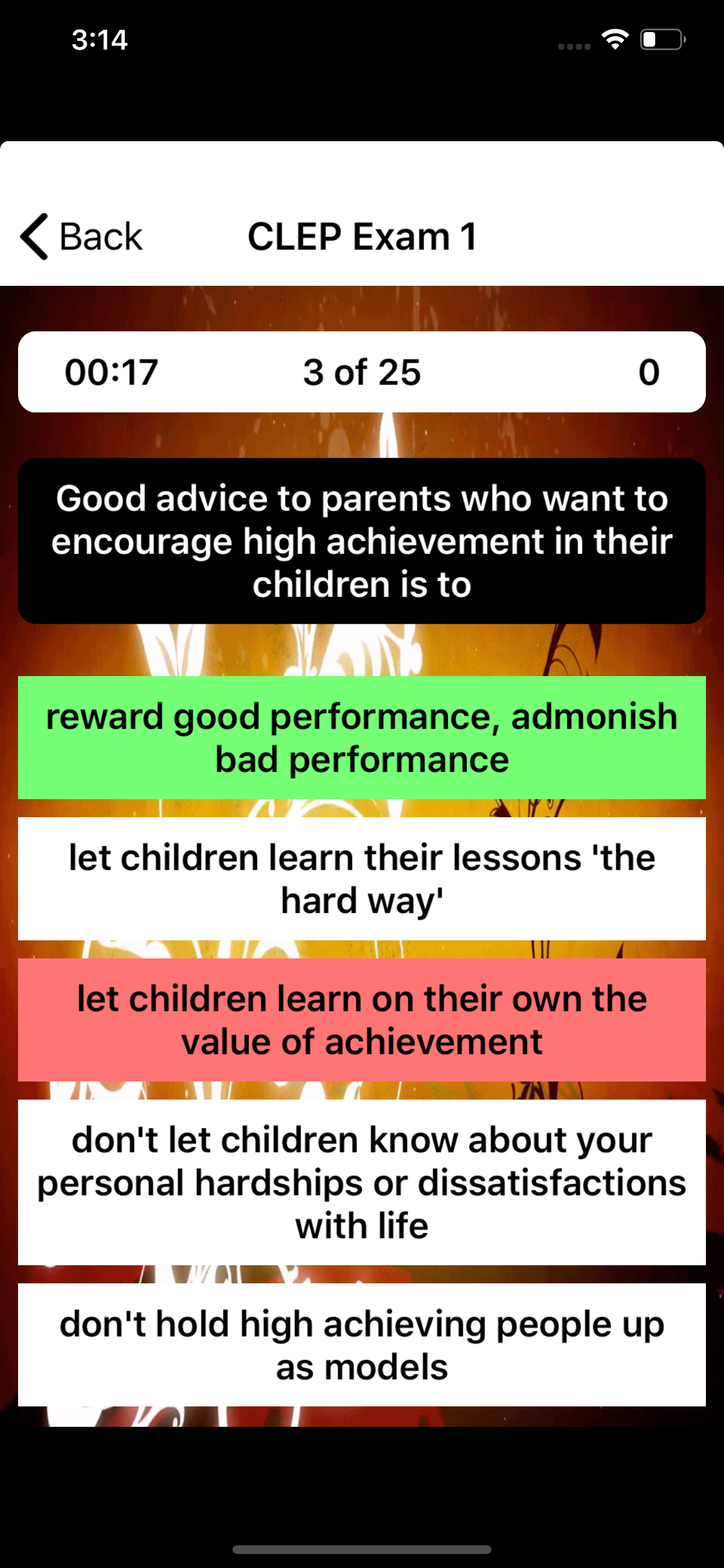 CLEP Psychology Prep 2025-2026 screenshot 8
