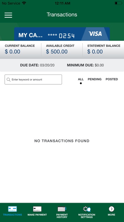 Arbor Financial Card Control