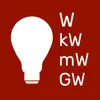 Power Converter W, kW, mW, GW delete, cancel
