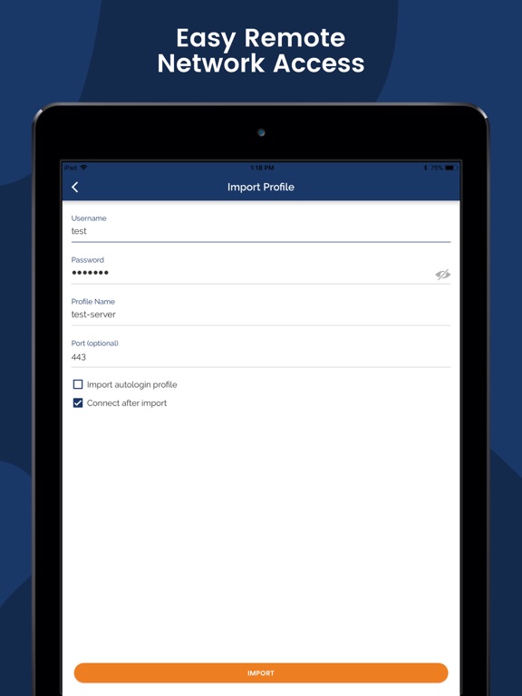 Screenshot #6 pour OpenVPN Connect