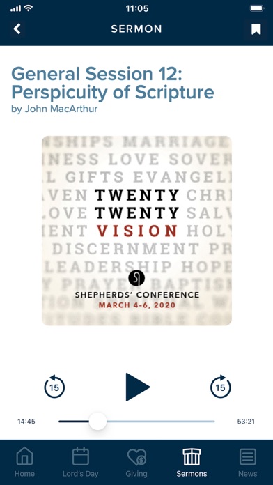 Grace Community Church iPhone screenshot 4 - Lifestyle app