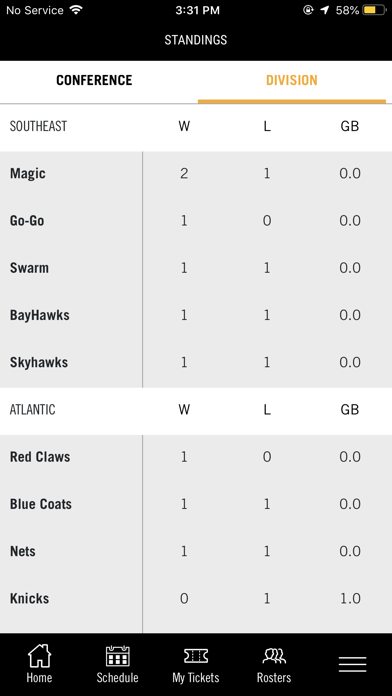 College Park Skyhawks Screenshot