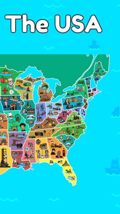 USA Map: Kids Geography Games Screenshot
