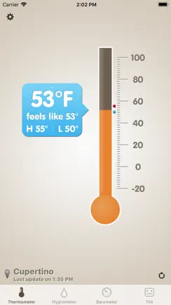 Thermo-hygrometer iPhone image 1