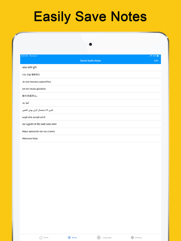 Screenshot #6 pour Speech to Text - Voice Notes