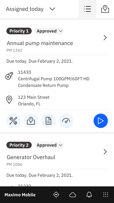 Screenshot #1 pour IBM Maximo Mobile
