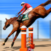 Pferd Fahrer Rennen Simulator