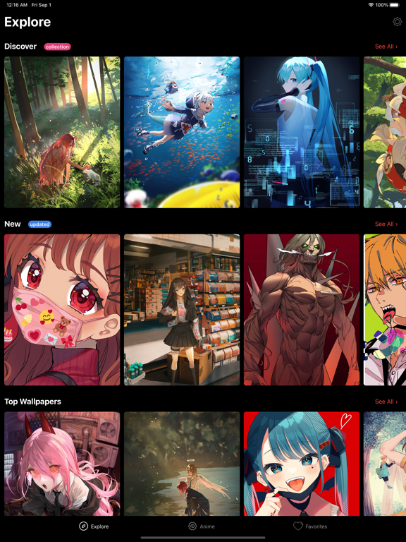 Screenshot #4 pour Anime & Wallpaper - Live