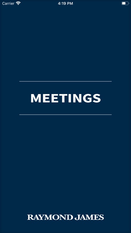 Raymond James Meetings