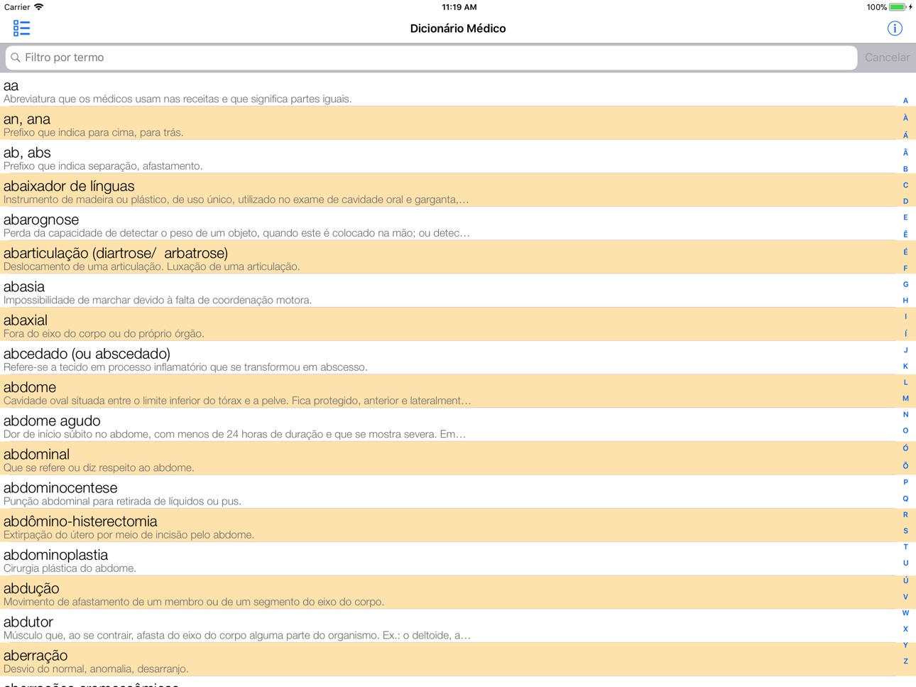 Screenshot 3 of Dicionário Médico