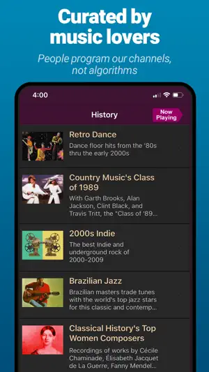 AccuRadio: Curated Music Radio screenshot 2