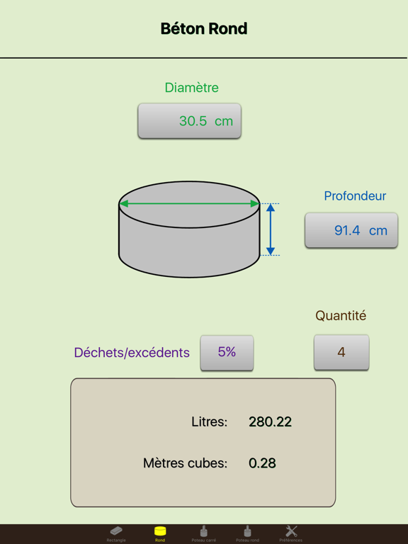 Screenshot #5 pour Béton élite de la calculatrice