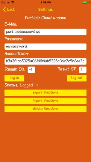 Screenshot von OwnControl auf dem iPhone 3