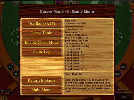Blackjack 21 Multi-Hand (Pro) iPad app afbeelding 5