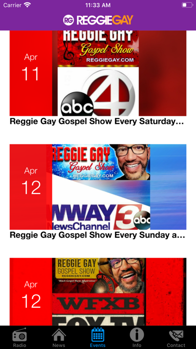 Reggie Gay - Gospel Music Screenshot