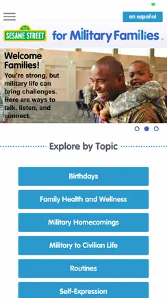 Sesame for Military Families iPhone image 1