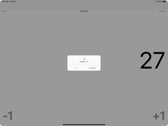 Counter 1 iPad screenshot