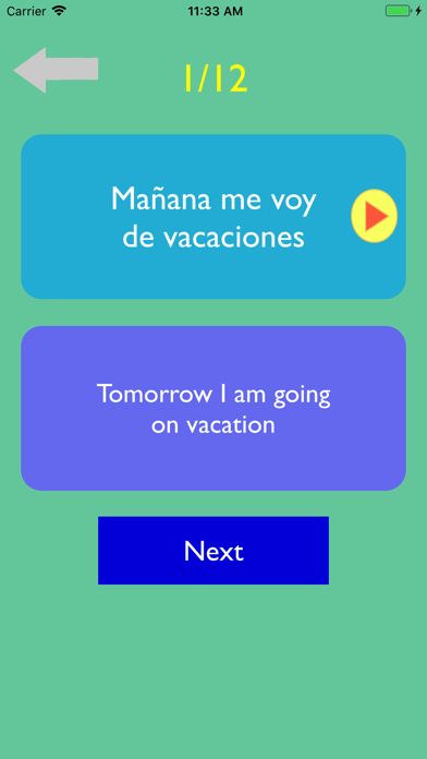 Amo Spanish – Learn Fast Screenshot