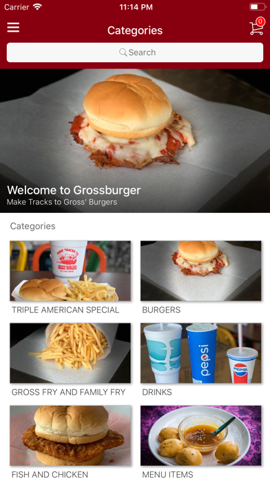 Grossburger iPhone screenshot 2 - Food & Drink app